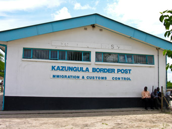 Grenzübergang Botswana - Zambia